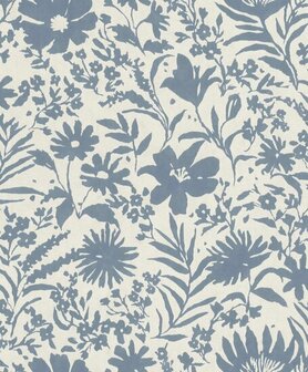 Rasch Paraiso - 330410 Blauw Behang