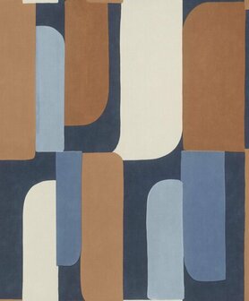 Rasch Paraiso - 330519 Blauw Behang