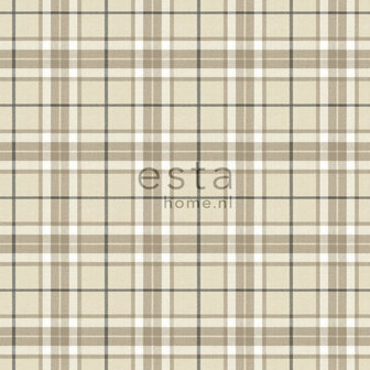 Esta Home 137723 Bruin Beige Behang