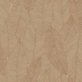 Esta Home Bladeren 139353 Terracotta Roze Behang