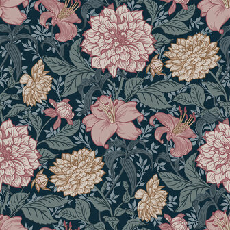 Esta Home Bloom Roze Blauw 139382 Behang
