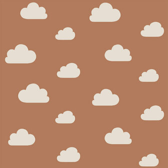 Esta Home Wolken 139398 Terracotta Behang