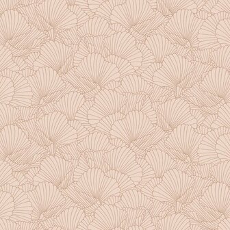 Esta Home Bladeren 139492 Terracotta Roze Behang