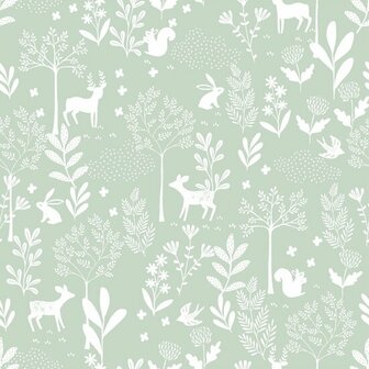 Esta Home Dieren Bos 139524 Groen Behang