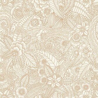 Esta Home Bloemen 139547 Beige Behang