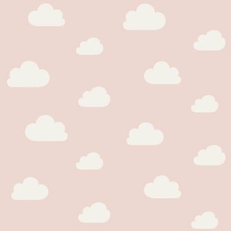 Esta Home Wolken 139562 Roze Behang