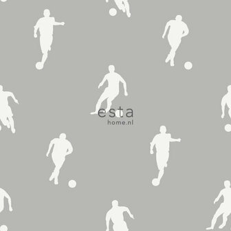 Esta Home Voetbal 128801 Beige Behang