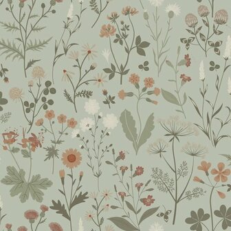 Esta Home Bloom Groen 139598 Behang