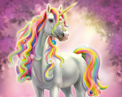 Walltastic Wall Mural Forest Unicorn 47013-6P Behang