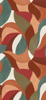 Casamance Terra Rossa 76200304 - Oranje Behang