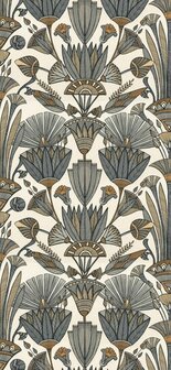 Casamance Bord Du Nil 76130100 - Bruin Behang