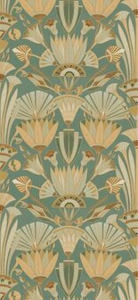 Casamance Bord Du Nil 76130304 - Bruin Behang