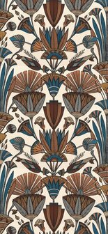 Casamance Bord Du Nil 76130712 - Oranje Behang