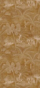 Casamance Bord Du Nil 76141018 - Geel Behang