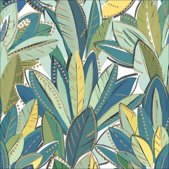 Caselio Wild - Blauw WILD104987606 Behang