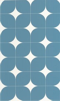 Caselio Outlines OTLS105040641 - Blauw Behang