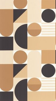 Caselio Outlines OTLS105052154 - Bruin Behang