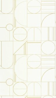 Caselio Outlines OTLS105060248 - Geel Behang