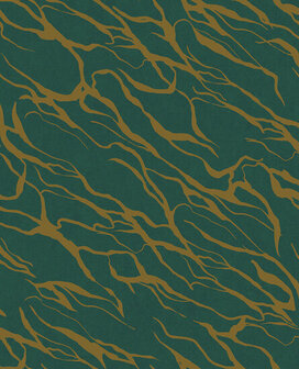 Eijffinger Revive 333644 Groen Behang