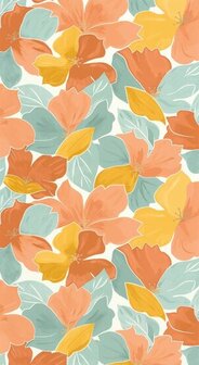 Caselio Flower Power FLP101887023 - Multicolours Behang