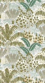Caselio L&#039;Epopee EPO103697172 - Groen Behang