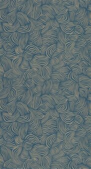 Caselio L&#039;Epopee EPO103726025 - Blauw Behang