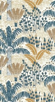 Caselio L&#039;Epopee EPO103696027 - Blauw Behang