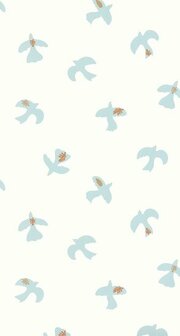 Caselio Let&#039;s Go Girls! LGG104500678 - Blauw Behang