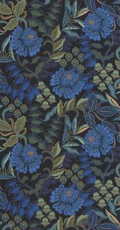 Casadeco Derby DERB89286312 - Blauw Behang