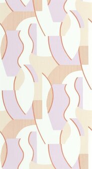 Casadeco Milano Sixties MISI89335151 - Paars / Roze Behang