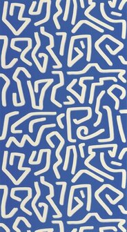 Casadeco Milano Sixties MISI89356606 - Blauw Behang