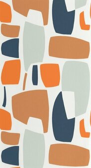 Casadeco Milano Sixties MISI89383606 - Multicolours Behang