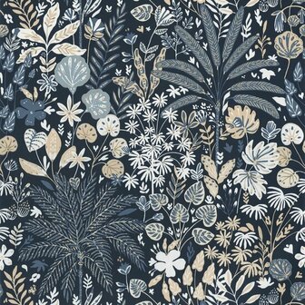 Caselio Hygge HYG100596913 - Blauw Behang