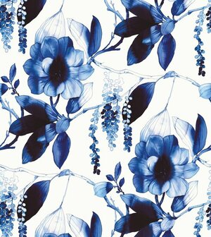Casadeco Beauty Full Image - Blauw BFIM84946408 Behang