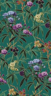 Casadeco Beauty Full Image 2 - Groen BFMA87007510 Behang