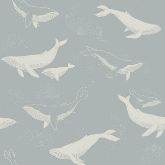 Borstapeter Newbie 2 Whales 6942 Behang