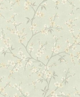 Rasch Country Charme 456769 Blauw Behang