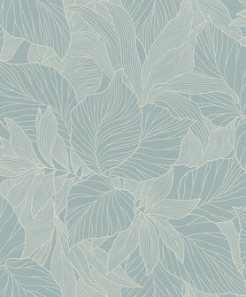 Rasch Deco Style 314915 Blauw Behang