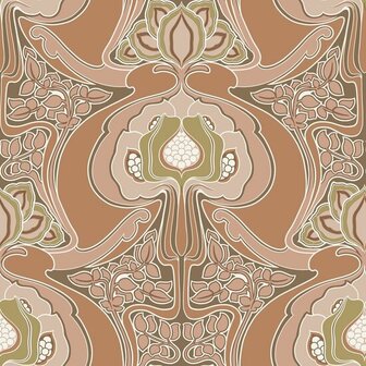 Esta Home Bloom Terracotta Roze 139570 Behang