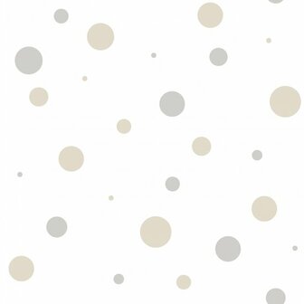 Noordwand Happy 14822 Wit Beige Grijs Behang