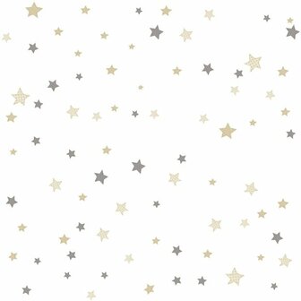 Noordwand Happy 14826 Wit Beige Grijs Behang