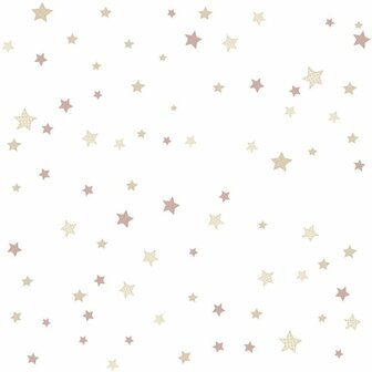 Noordwand Happy 14828 Wit Roze Beige Behang