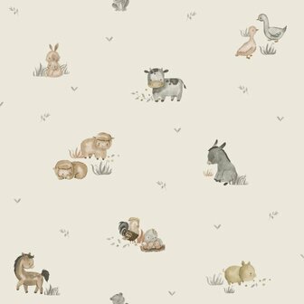 Noordwand Happy 14831 Grijs Beige Behang