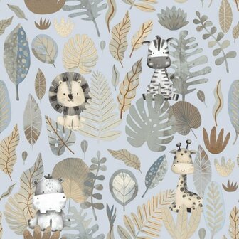 Noordwand Happy 14836 Blauw Beige Behang