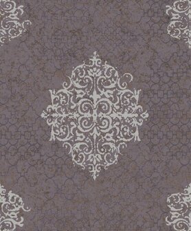 Noordwand Lustre CM2481 Paars Metallic Behang