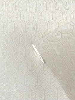Noordwand Lustre F-VL6001 Wit Beige Behang
