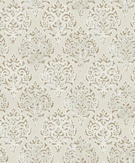 Noordwand Lustre MT2020 Cr&egrave;me / Goud Metallic Behang