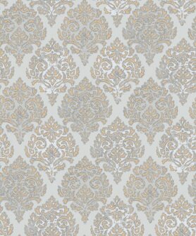 Noordwand Lustre MT2035 Grijs / Koper metallic Behang