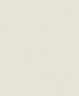 Noordwand Boutique DT-FA3001 Wit Metallic Behang