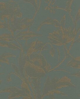 Eijffinger Gilded 340134 Groen Behang